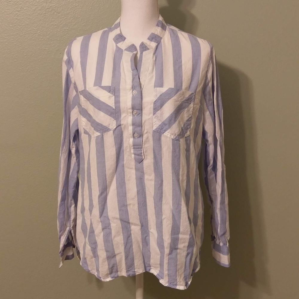 Eden & Olivia Button Down Oversized Top